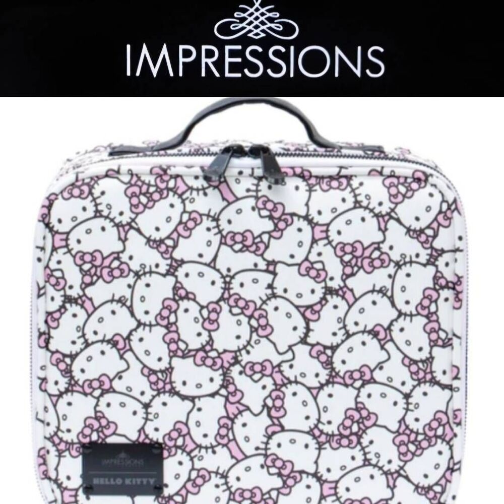 Impressions X Hello Kitty Zip Around  Cosmetic Case